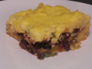 Mexican layered polenta