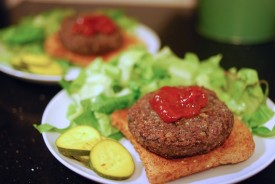 Black Bean Oat Groat Burger 13